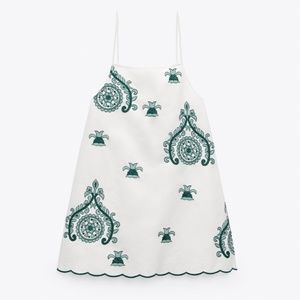 Zara Embroidered Dress